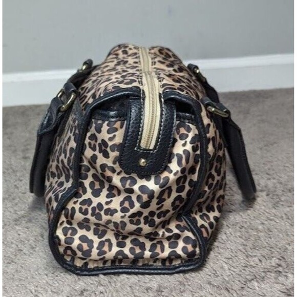 TOMMY HILFIGER WOMEN'S Leopard Print Handbag Purse - Picture 5 of 8
